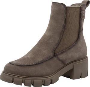 Tamaris TOUCH-IT aus Leder Blockabsatz 1-25822-45 Chelseaboots TOUCH-IT