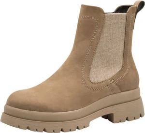 Tamaris TOUCH-IT aus Leder kein Absatz 1-25423-45 Chelseaboots TOUCH-IT