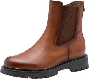 Tamaris TOUCH-IT aus Leder kein Absatz 1-25429-45 Chelseaboots TOUCH-IT