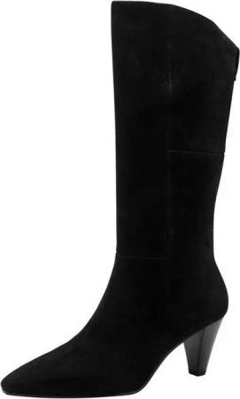 Tamaris TOUCH-IT aus Leder Trichterabsatz 1-25384-45 Stiefelette TOUCH-IT