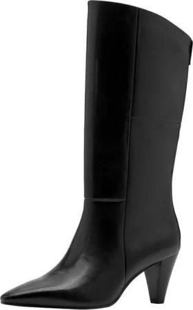 Tamaris TOUCH-IT aus Leder Trichterabsatz 1-25384-45 Stiefelette TOUCH-IT