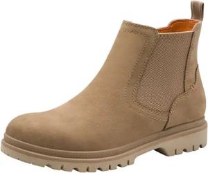 Tamaris TOUCH-IT, Removable Sock aus Leder kein Absatz Chelseaboots TOUCH-IT