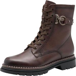 Tamaris TOUCH-IT, Removable Sock aus Leder kein Absatz Schnürstiefelette TOUCH-IT