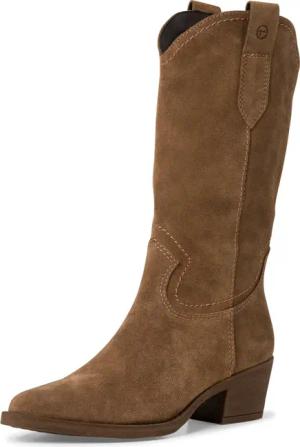 Tamaris Westernstiefel, Blockabsatz, Cowboystiefel in spitzer Form