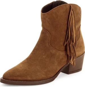 Tamaris Westernstiefelette Blockabsatz, Boots, Cowboystiefelette mit modischen Fransen