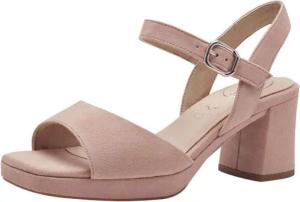 Tamaris WIDE FIT comfortFit aus Leder Blockabsatz Sandalette comfortFit