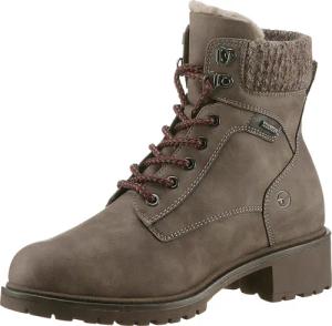 Tamaris Winterboots, Blockabsatz, Schnürboots, Winterstiefelette mit Duo Tex-Ausstattung