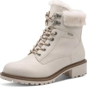 Tamaris Winterboots, Blockabsatz, Schnürboots, Winterstiefelette mit Duo Tex-Ausstattung