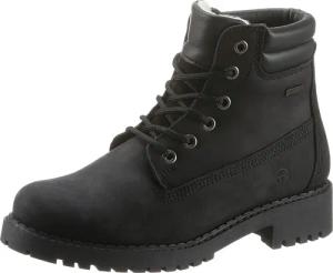 Tamaris Winterboots, Blockabsatz, Schnürstiefelette mit DUO-TEX Ausstattung
