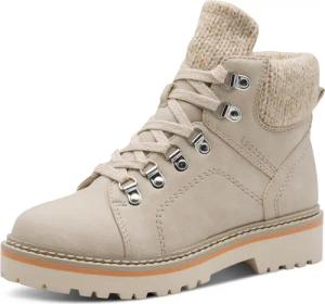 Tamaris Winterboots, Blockasatz, Schnürboots, im Bergsteigerlook, vegane Verarbeitung