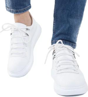 TAMBOGA Elegante Herren-Sneaker mit feinem Muster Weiß 42 Sneaker