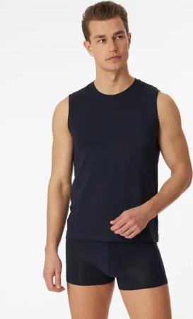 Tank Top modische Schnittform blauschwarz - Long Life Soft 8