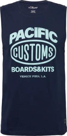 Tanktop aus Baumwollle mit Frontprint