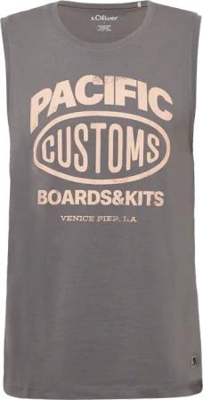 Tanktop aus Baumwollle mit Frontprint