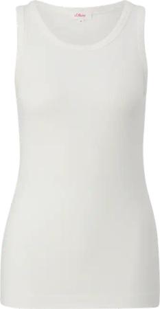 Tanktop mit Rippstruktur