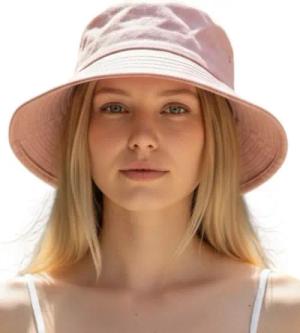 Taschen4life Sonnenhut Modischer Sommer Leinen Hut Bucket Hat, Größenverstellbar, unisex, Fischerhut