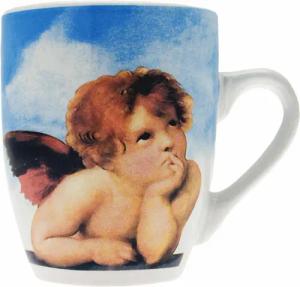 Tasse Weihnachtstasse mit Engelmotiv, sortiert, Keramik