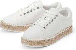 Tchibo - Canvas-Sneaker - Damen - Gr. 39 - weiß