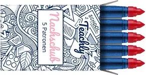 Teachly Tintenrollerminen rot 0,6 mm 5 St.