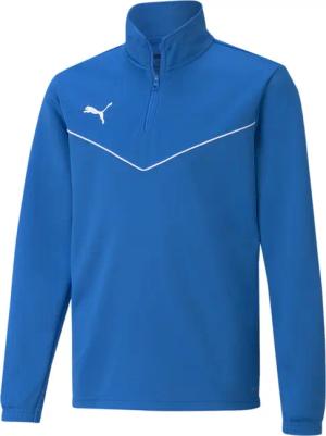 teamRISE Quarter-Zip Fußballshirt Kinder PUMA Electric Blue Lemonade