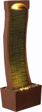 Teamson Home Gartenbrunnen mit LED rot 97 cm