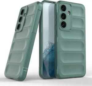 Tec-Expert Handyhülle Cover Hülle für Samsung Galaxy S24 6.2 Zoll, 6.2", Case mit Griffzonen und Mikrofaser Inlay