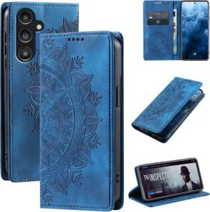 Tec-Expert Handyhülle Mandala Hülle Cover für Samsung Galaxy S25 6.17 Zoll, 6.17", Klapphülle Case Tasche mit Kartenfächern und RFID Schutz