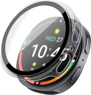 Tec-Expert Smartwatch-Hülle Hülle mit integriertem Displayschutz für Samsung Galaxy Watch8 40 mm 40 mm, Rundum Schutz Cover Case Bumper stoß-und kratzfest robust