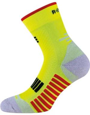 Technische Socken Running Erwachsene Kompression thermo mittlere gelb