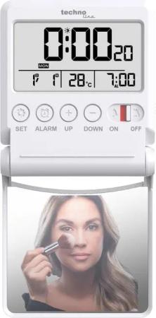 technoline Reisewecker WT 172 mit Spiegel und Thermometer