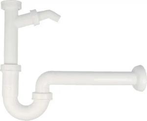 tecuro Siphon Kunststoff Röhren-Geruchsverschluss mit Geräteanschluss