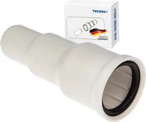 tecuro Siphon Übergangsstutzen - Reduzierung von Ø 50 - 40 - 32 mm - KS-weiß