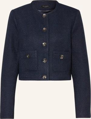 TED BAKER Kastenjacke FLOXAT aus Bouclé mit Glitzergarn