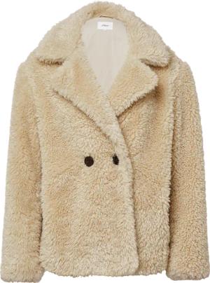 Teddy-Jacke mit Eingrifftaschen