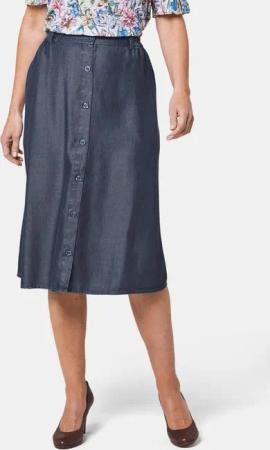 Tencel-Rock - marine - Gr. 42 von Goldner Fashion