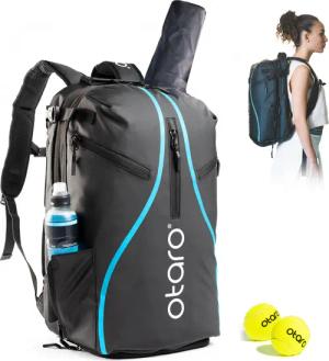 Tennistasche mit Schuhfach 1-2 Schläger | Tennisrucksack Pro 42L Court-Blau