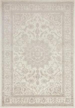 Teppich Boss Teppich Samt Teppich Täbris Antik Look Orientalisches Design creme anthrazit, rechteckig, Höhe: 3 mm