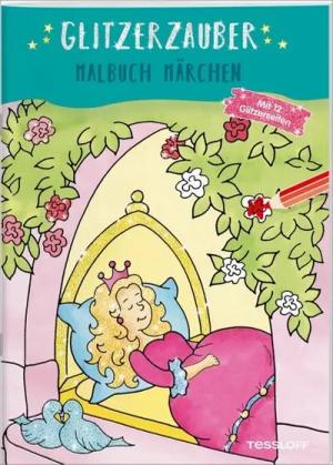 TESSLOFF 378864189 Glitzerzauber Malbuch Märchen