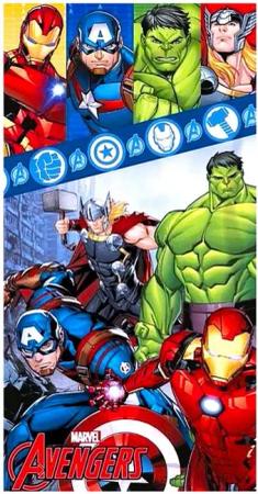 The AVENGERS Badetuch MARVEL, Baumwolle, Kinder Strandtuch 70 x 140 cm
