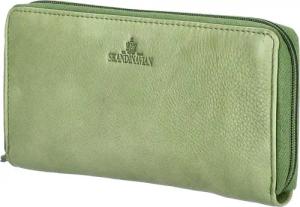 The Skandinavian Brand Geldbörse The Skandinavian Brand Damen Lederbörse Quer grün