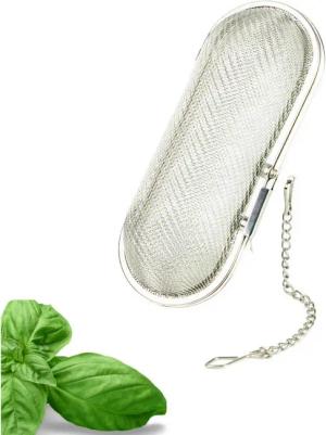 Thiru Teesieb Premium Gewürzsieb Edelstahl für Tassen, Teekannen oder Töpfe, (1-St)