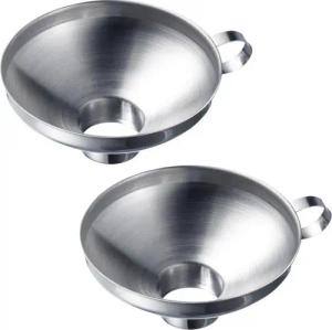 Thiru Trichter - Einmachtrichter Edelstahl - Ø 13 cm - Perfekt zum Abfüllen, (2-tlg)
