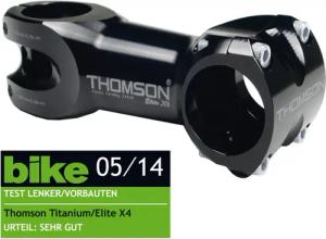 Thomson A-Head Vorbau Elite X4 schwarz 1-1/8" x 10° x 100mm x 31,8mm Lenkerkl.