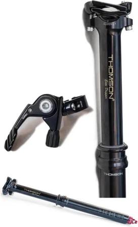 Thomson Dropperpost Covert Black Dropper Ø 30,9mm, schwarz, Hub 125mm
