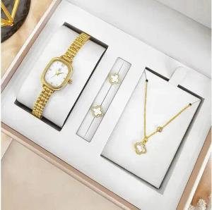 Tidy Schmuckset SK 0217-3 Gift Set – Damenuhr, Halskette & Ohrringe in der Geschenkbox
