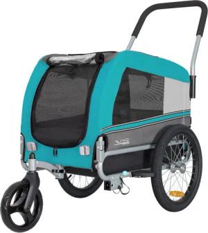 TIGGO Fahrradhundeanhänger Tiggo VS Pets Medium Hundeanhänger & Buggy 2in1 Fahrradanhänger
