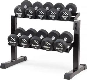 tiguar Hantelständer – 118×66×89 cm, modular & ohne Endkappen, mit Gummiauflagen