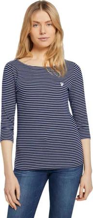 TOM TAILOR 3/4-Arm-Shirt mit Streifenmuster