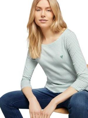 TOM TAILOR 3/4-Arm-Shirt mit Streifenmuster