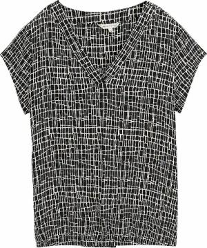 TOM TAILOR Blusenshirt  schwarz | 40